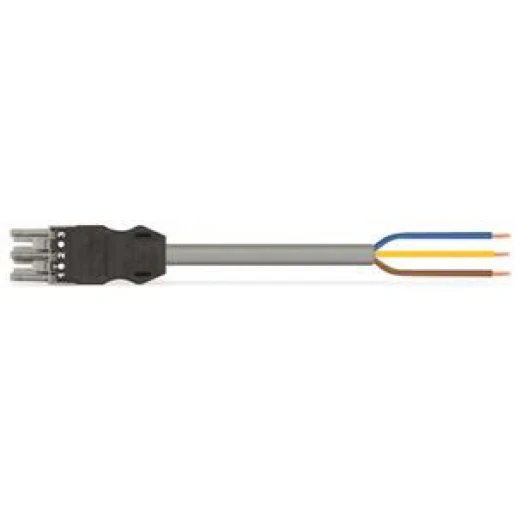 Wago Serie 771 Patchkabel gebouwinstallatie 3p Contrastekker (female) Vrij kabeluiteinde 1000mm