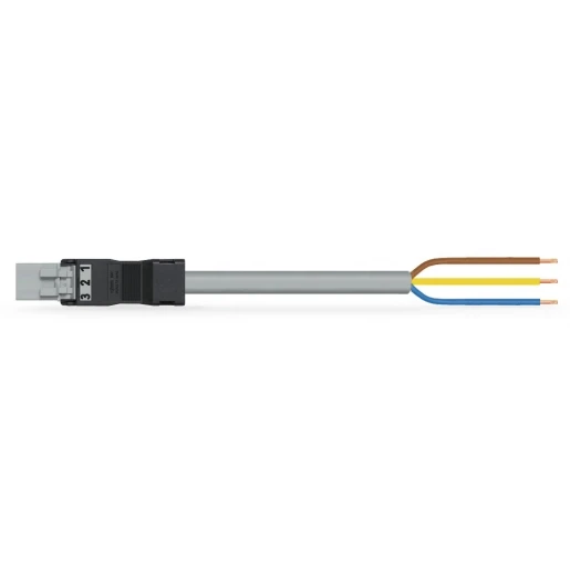 Wago Serie 891 Patchkabel gebouwinstallatie 3p Stekker Vrij kabeluiteinde 5000mm