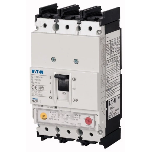 Eaton Vermogensautomaat nzm1 3p 125a ul/iec
