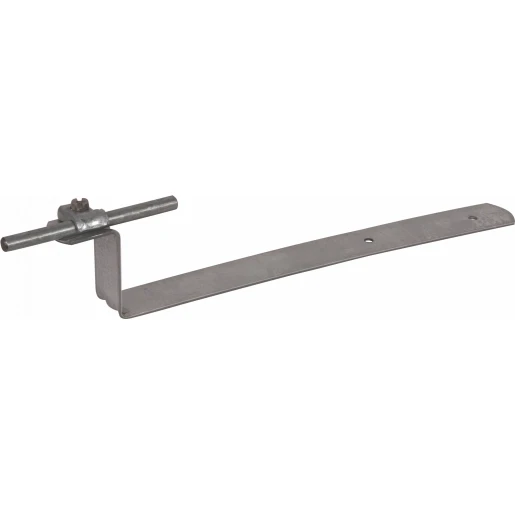 Dehn Roof conductor holder dehnquick st/tzn f.rd 6-10mm with brace l 260mm