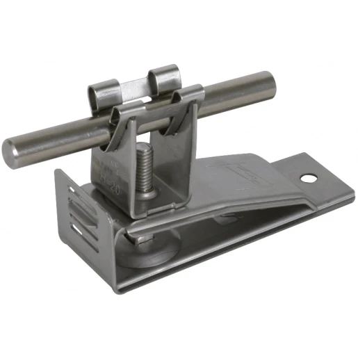 Dehn Roof cond.holder f.roof/wall plates clamping range 8-18mm f.rd 8mm