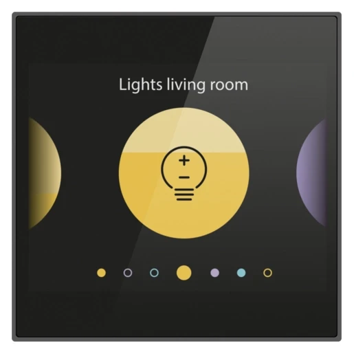 Niko Home Control Bedienscherm (Geconnecteerd) zwart 550-18001