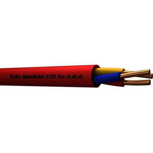 Draka 2700 signaalkabel Dca BM Rood 3x0,8mm - 500mtr