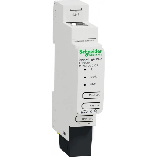 Merten SpaceLogic KNX - IP Router - DIN-railmontage
