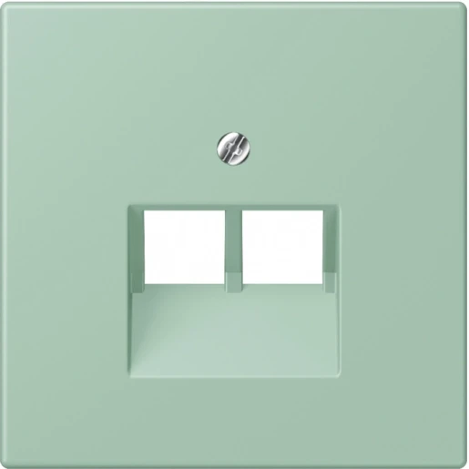 Jung LS range Afdekking centraalplaat LC32041 UAE/IAE 2 connectoren Zonder label LC969-2UA217