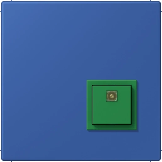 Jung LS range Miva afzetknop LC4320K 70x70mm blauw IP20 NRSLC0834AT253