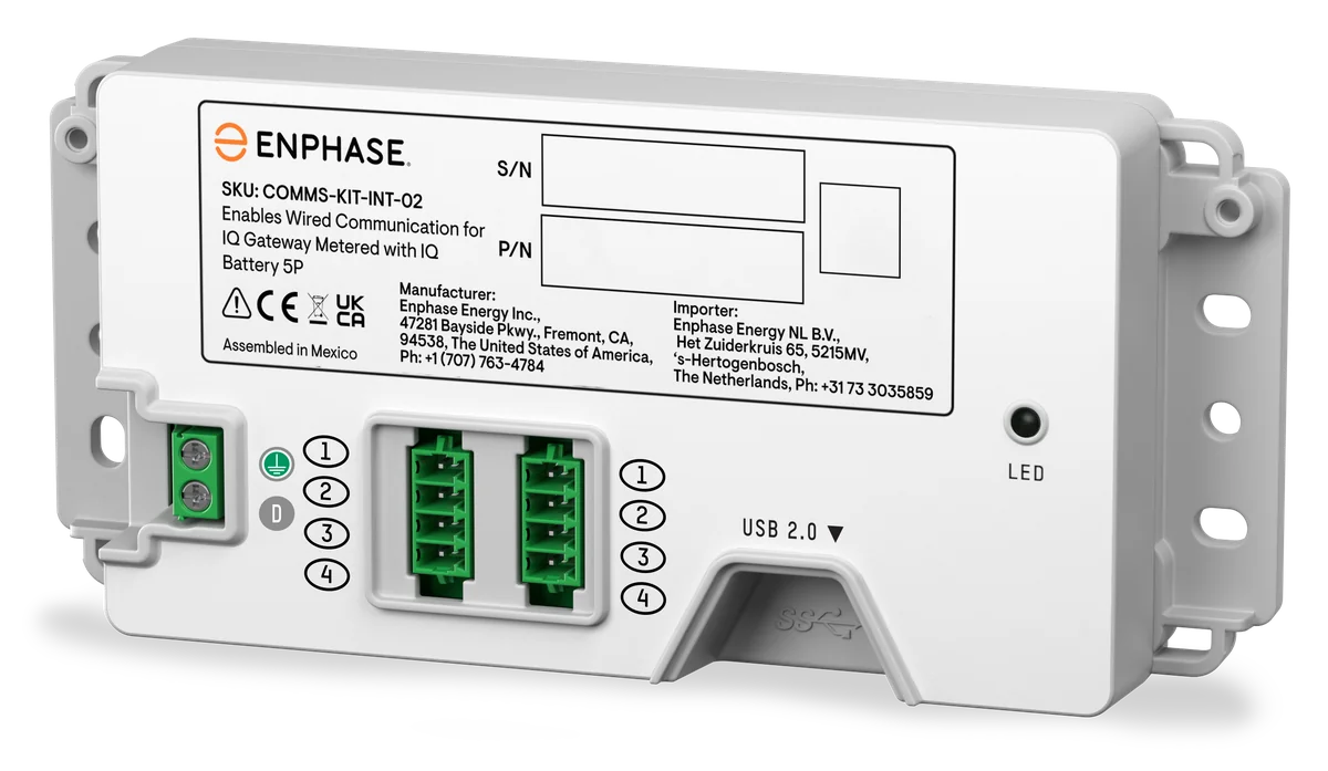 Enphase Accessoire IQ Battery Communicatie kit 2, voor IQ Battery 5P en IQ Gateway Metered