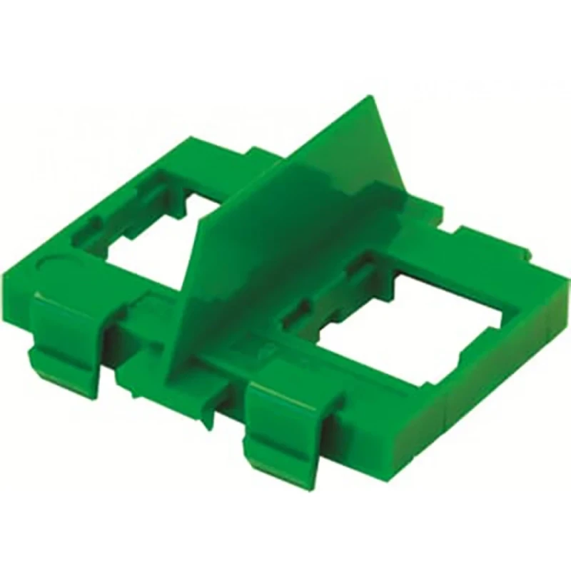 ABB Hafobox Dataraam dataverdeelpunt (16,9x17,9mm) Modular-Jack Basiselement 2 connectoren Zonder label groen 1SPA007138F0310