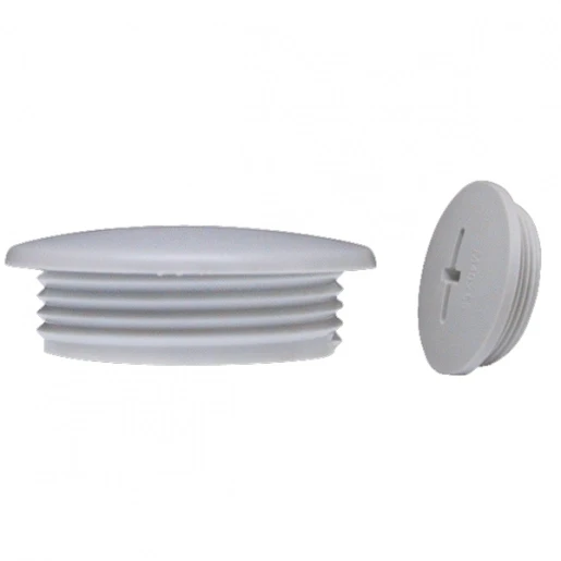 Wiska Blindstop kunststof draad m20x1,5 grijs glasvezelversterkt
