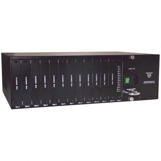 Gigamedia MEDIA CONVERTER CHASSIS 19" 12-POORTEN