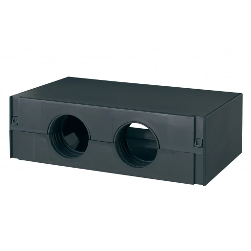 Eaton Systeem 55 Kabelinvoering NEN 2x45 hoog zwart RAL 9005 1965996