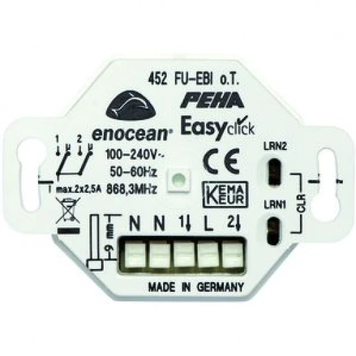 Peha Easyclickpro-inbouw-ontvanger 2-kanaals