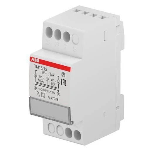 ABB VEILIGHEIDSTRAFO 12-24V 10VA 3 MODULES