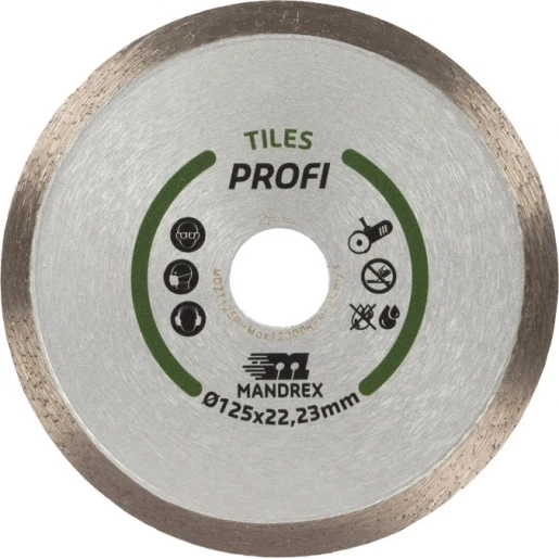 Mandrex Diamant zaagblad 125mm 18520125