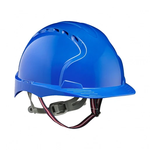 Bizline Veiligheidshelm blauw jsp met kinband