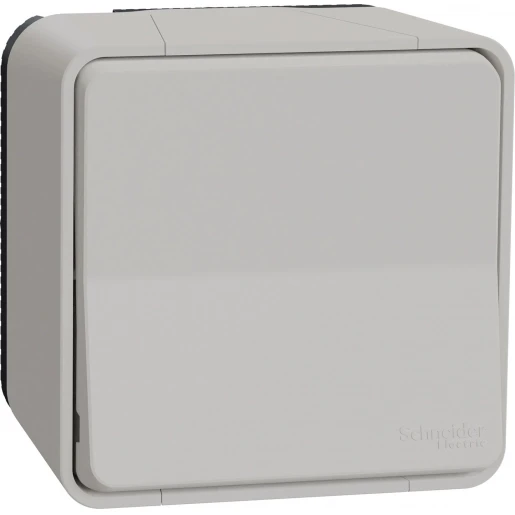Merten Mureva Impulsschakelaar opbouw Druk-/tiptoetscontact Symbool "bel" Mat wit RAL 9003 MUR39026