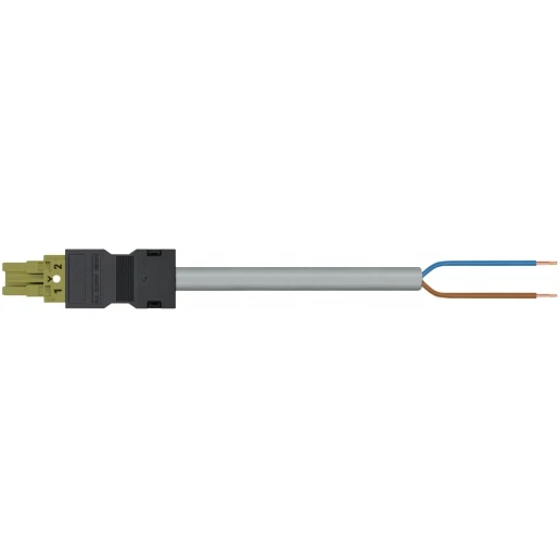 Wago SERIE 771 Patchkabel gebouwinstallatie 2p Contrastekker (female) Vrij kabeluiteinde 5000mm