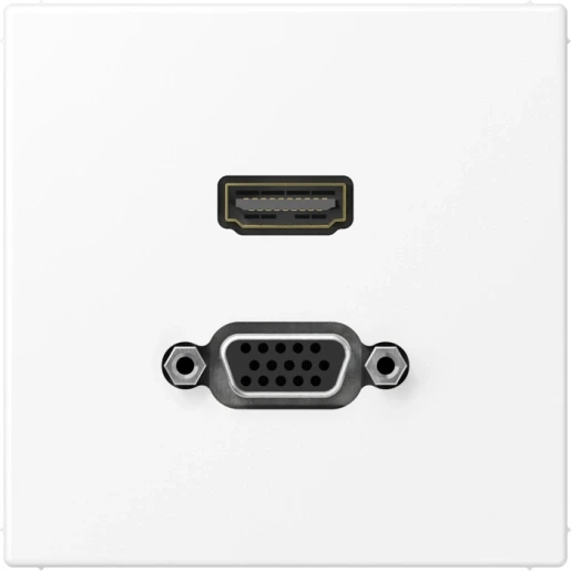 Jung LS range afdekking ls990 matwit hdmi/vga MALS1173WWM