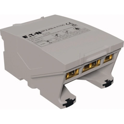 Eaton Aansluitblok voor voeding 4P 100A 4 x 7 aansluitklemmen 4 modules