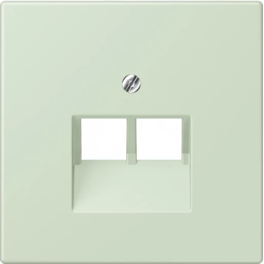 Jung LS range Afdekking centraalplaat LC32042 UAE/IAE 2 connectoren Zonder label LC969-2UA218