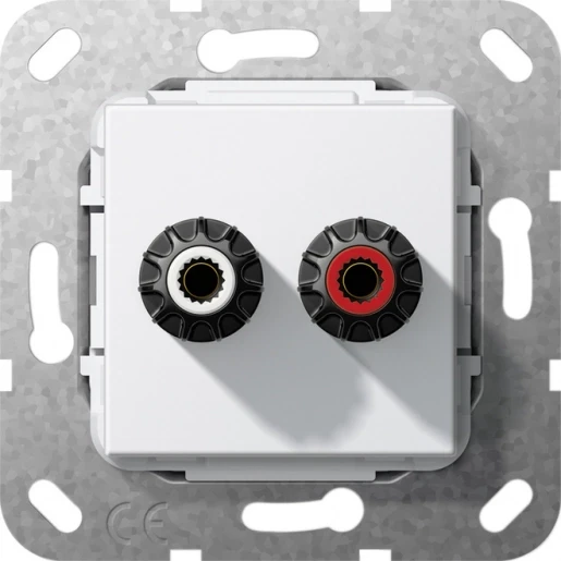 Gira Non-Design wbt-0708 cu nextgen koppelschoen soldeeraansluiting Basiselement met centrale afdekplaat Zonder label 566603