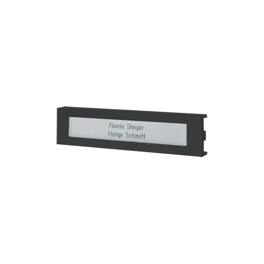 Comelit Ultra Functiemodule deurcommunicatie druktoets aluminium enkelvoudig zwart UT9211MB