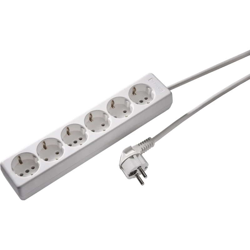 Martin Kaiser contactdooscombinatie 6RA 16A IP20 snoer 5m 1060ZL5-15W/KWS
