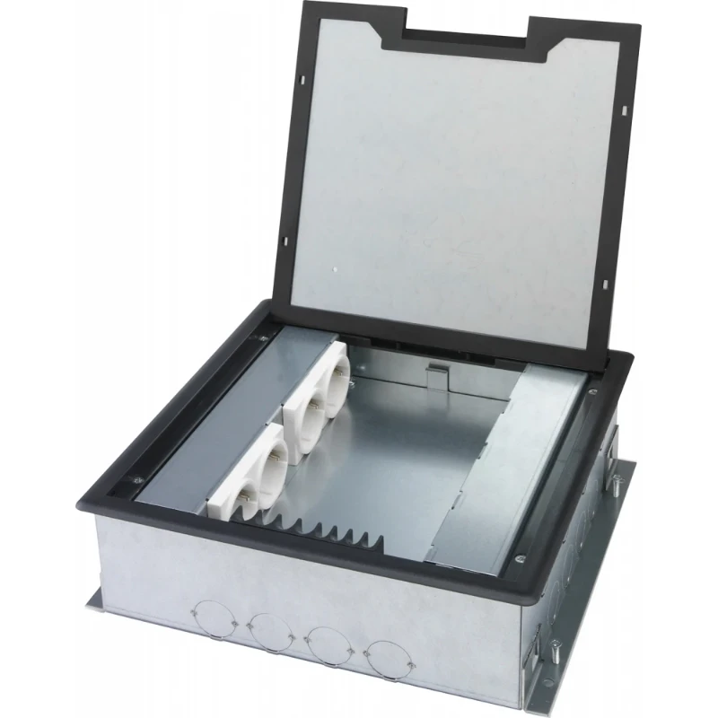 OCS Kruisdoos 2.0 4x 230V RA + 8x RJ45 uitsp. deksel met 4mm