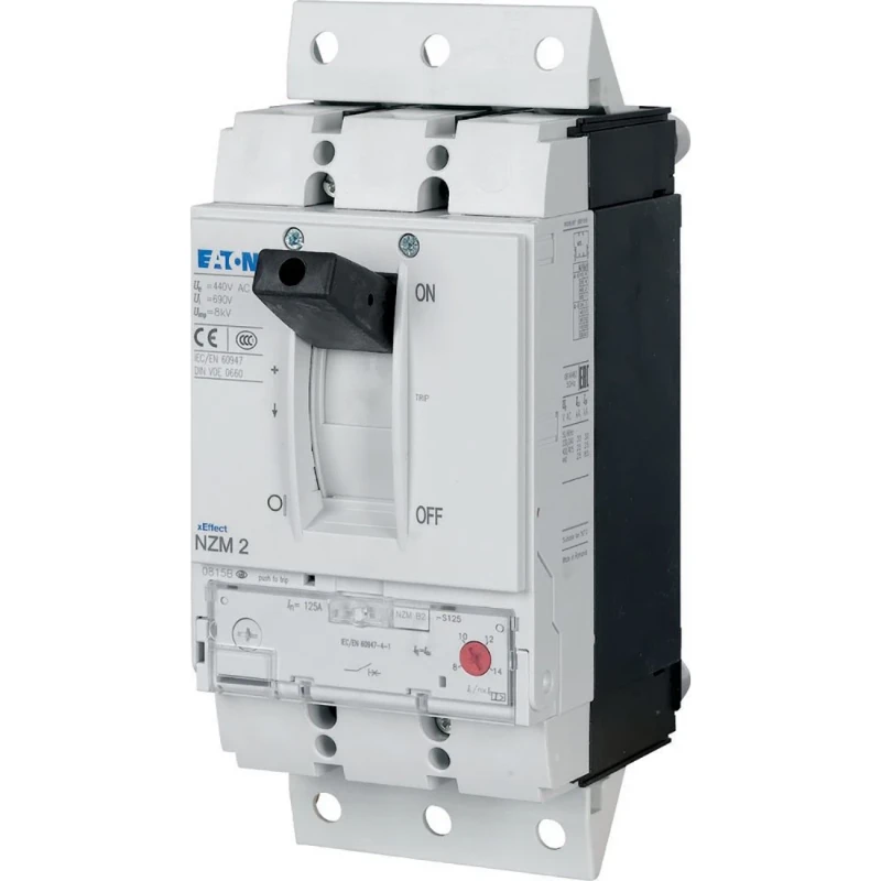Eaton NZM2 150kA 3P 100A voor insteeksokkel IEC