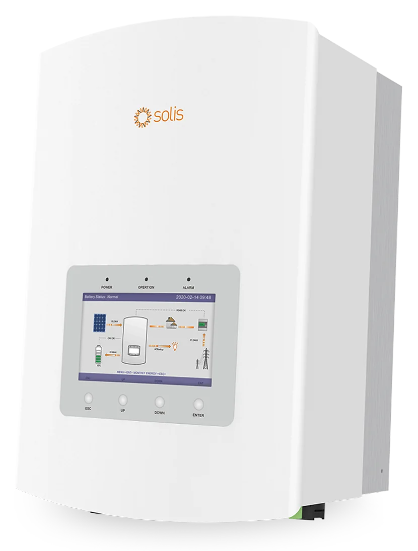 Solis Omvormer S5-EH1P3K-L, 1-fase, 2 MPPT 2 IN, WIFI/LAN, US AFCI, Hybride, LV, Energiemeter en CT