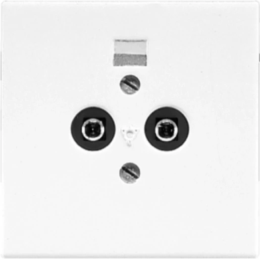 Jung LS range potentiaal aardingscontactdoos ls990 contactdoos 2-voudig inbouw Glanzend wit LS965-2N