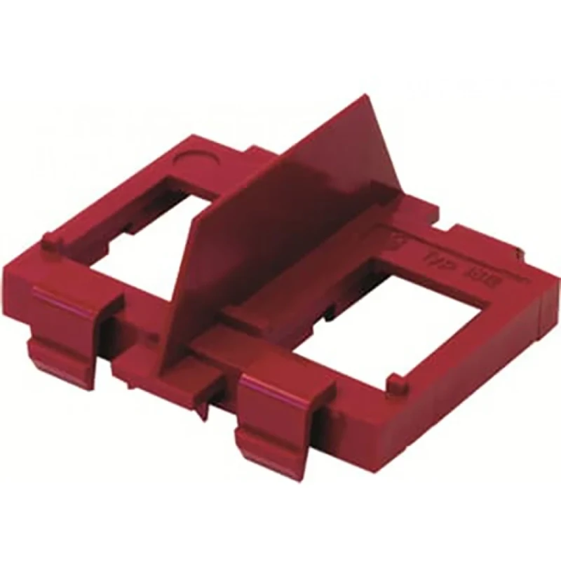 ABB Hafobox Dataraam voor MP-D en HLD33D (14,8x19,4 mm) Modular-Jack Basiselement 2 connectoren Zonder label rood 1SPA007138F0312