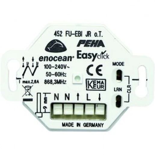 Peha Easyclickpro-inbouw-JR-ontvanger 2-kanaals