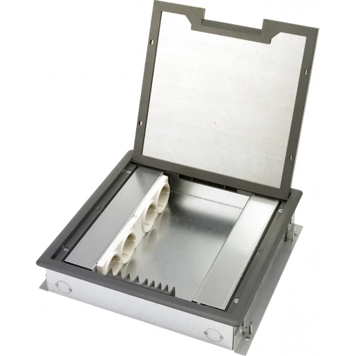 OCS Type 50 - 4x 230V RA + 4x leeg - deksel met 4 mm inlegdiepte met knst. oplegrand