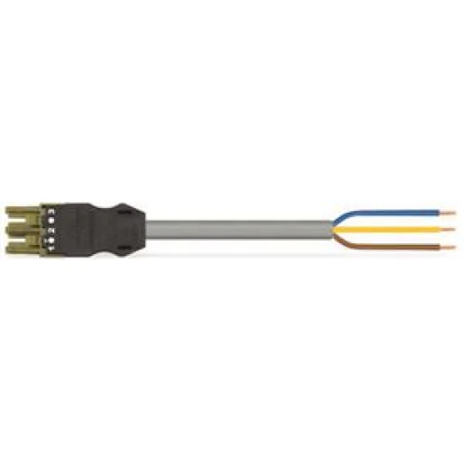 Wago Serie 771 Patchkabel gebouwinstallatie 3p Contrastekker (female) Vrij kabeluiteinde 1000mm
