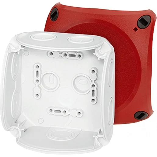 Hensel Kabeldoos IP66 BM2 zonder klem M20/25 membranen Deksel Rood