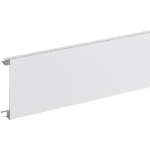 Hager Tehalit BR65 deksel wandgoot glad PVC 2000x80mm onbehandeld wit RAL 9016 BR08029016