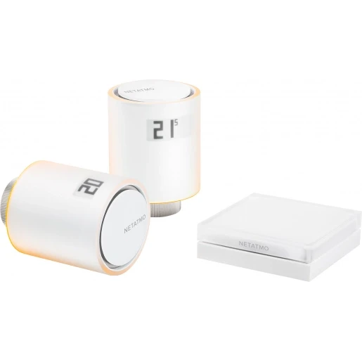 Legrand Netatmo pro-starterspakket met 2 slimme radiatorkranen