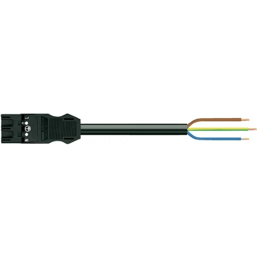 Wago SERIE 771 Patchkabel gebouwinstallatie 3p Stekker Vrij kabeluiteinde 3000mm
