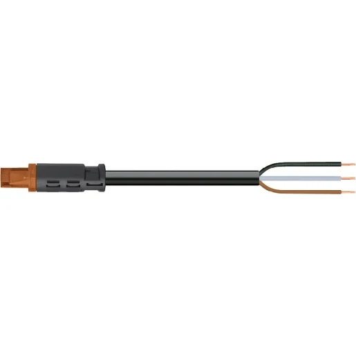Wago SERIE 774 Patchkabel gebouwinstallatie 3p Contrastekker (female) Vrij kabeluiteinde 1000mm