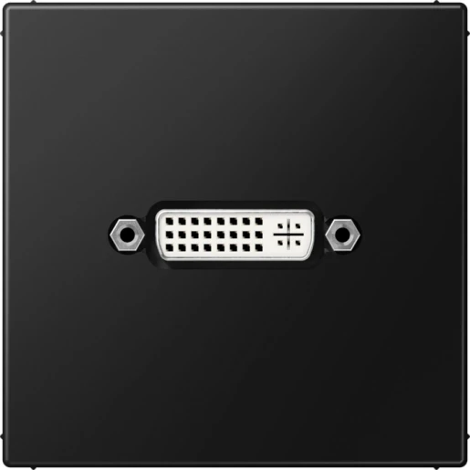 Jung LS range afdekking ls990 matzwart 1x dvi MALS1193SWM