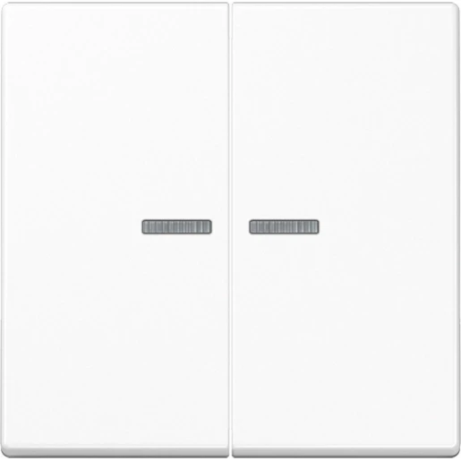 Jung A range Knx RF-tastafdekking KNX 2-voudig wit inbouw IP2X RAL 9016 A10921STRFBFWW