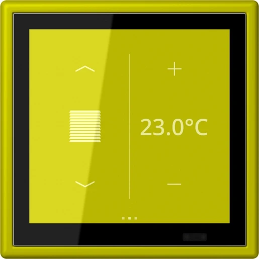 Jung LS range KNX Touch ruimtecontroller KNX groen LC459D1S249