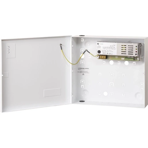Maasland Security Netvoeding 12V 5A in metalen behuizing incl. snoer 230V