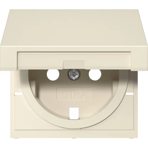 Gira System 55 wandcontactdoos ra kd crème wit 492201