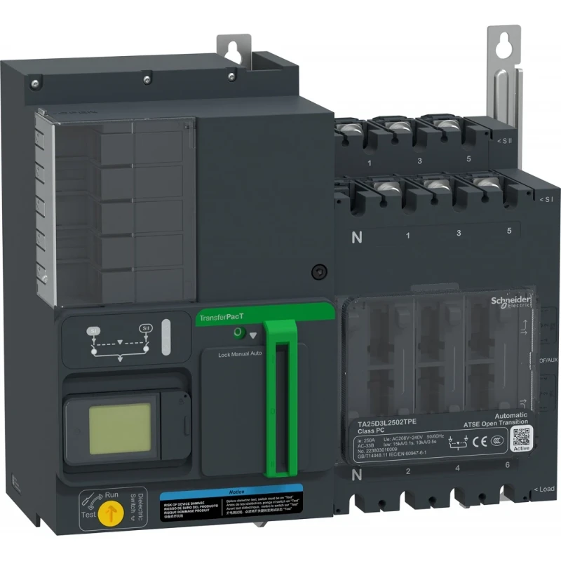 Schneider Electric TRANSFERPACT AUTO ACT. 100A 3P LCD 230V
