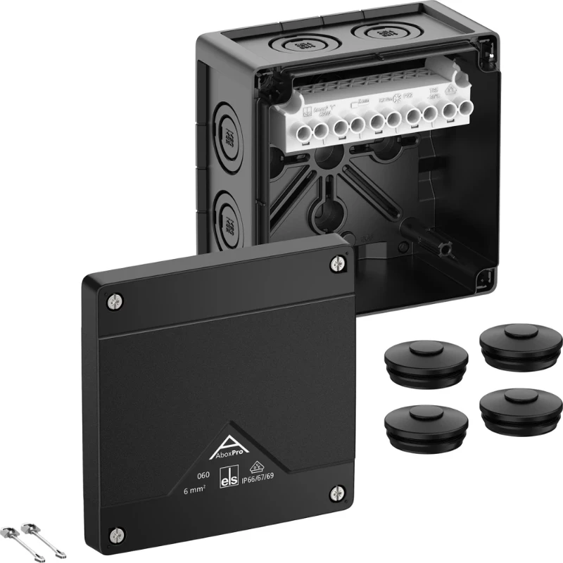 Spelsberg Abox Pro 060-6q/sw Aftakdoos