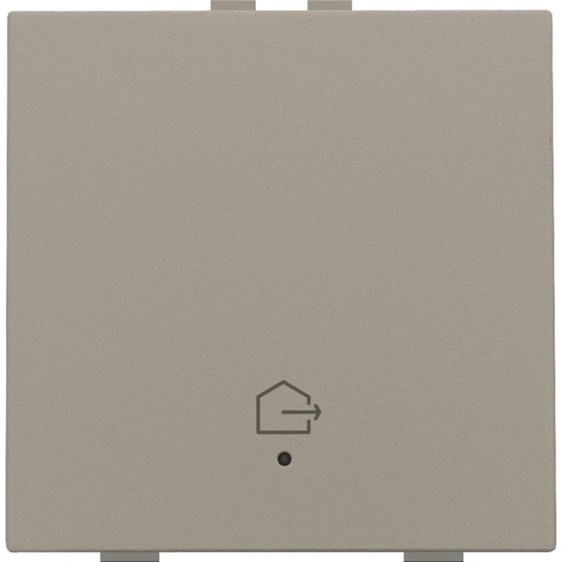 Niko Drukknop met led en comfortsensoren Home Control enkelvoudig brons inbouw 123-52921