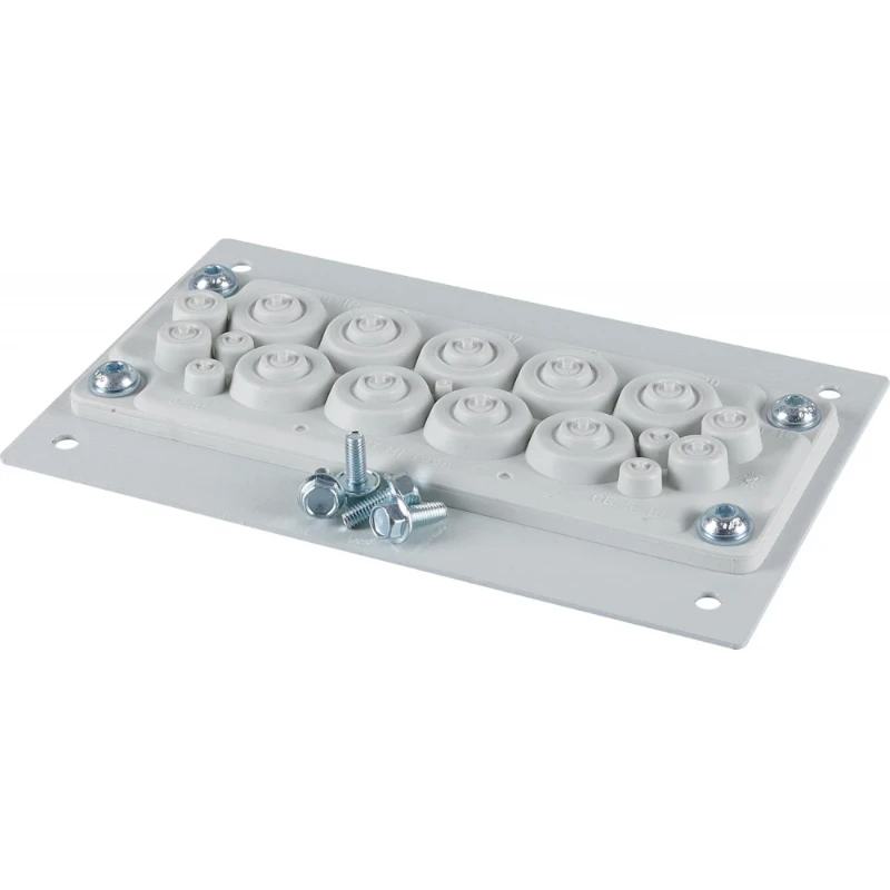 Eaton Flensplaat F3A IP55 metaal 2K-doorsteek 9x 18-30mm 4x 10-15mm 4