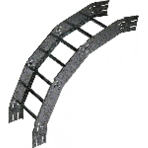 Legrand GLO-4 bocht / hoekstuk kabelladder 600x100mm Staal sdz RAL 7038 8312256